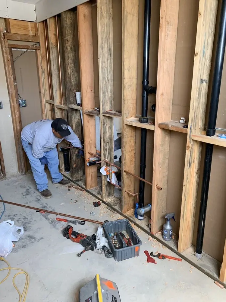 Commercial rough-in plumbing for Commercial Plumbing in Florence Villa - Beasley - Oak Park